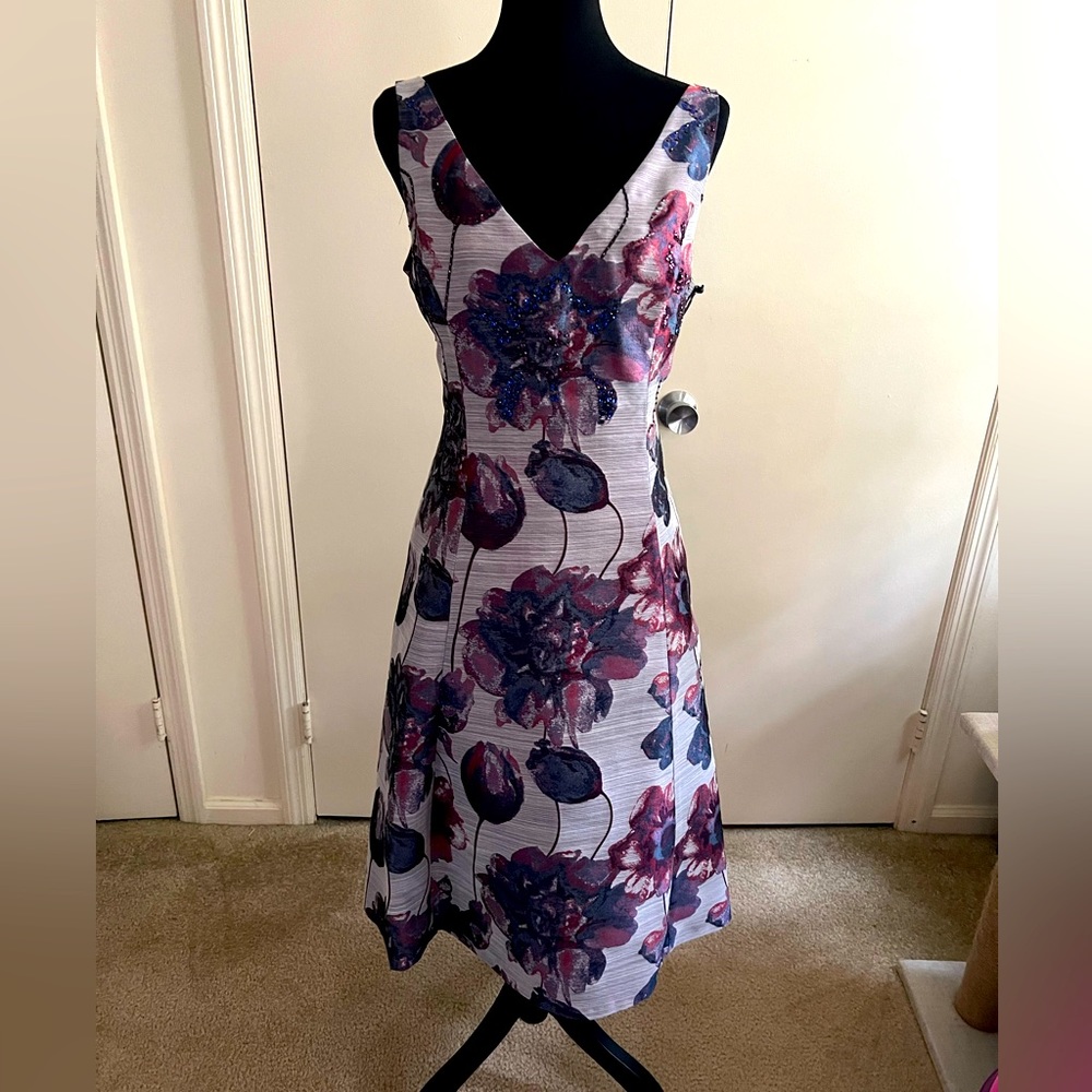 🌸🌸NWT Beaded Sleeveless A-Line Cocktail Dress 🌸🌸